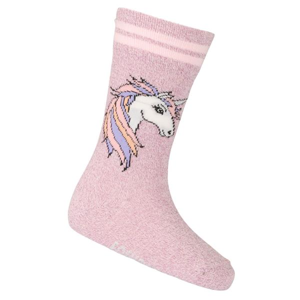 01 Glittersokker med unicorn